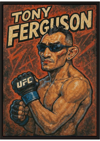 Tony Ferguson - Çerçevesiz Ufc Tasarım Poster fırsatları
