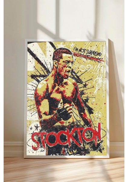 Nate Diaz - Çerçevesiz Poster, Ufc Tasarım Poster fiyatları