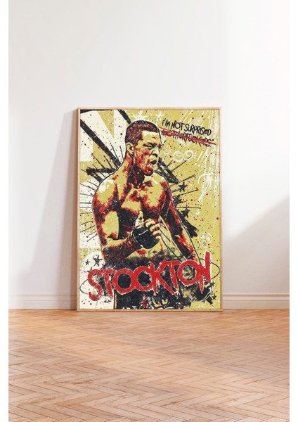 Nate Diaz - Çerçevesiz Poster, Ufc Tasarım Poster modelleri