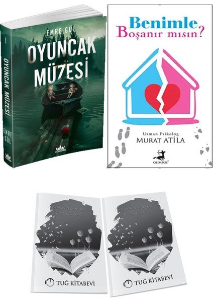 Benimle Boşanır Mısın? ve Guardian Yayınları Oyuncak Müzesi Emre Gül 2li Set + Hediyeli