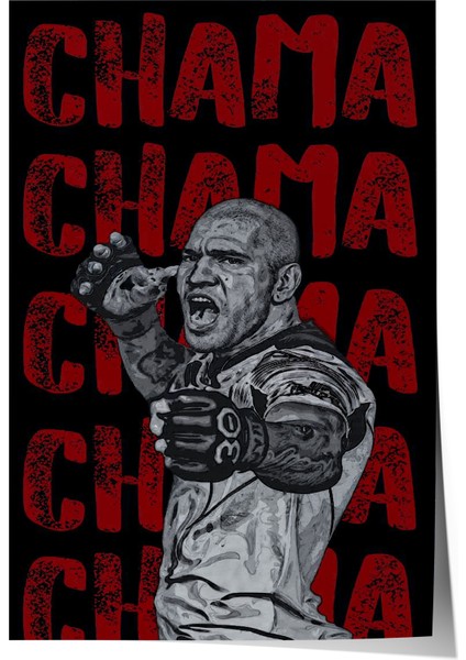 Alex Pereira - Çerçevesiz Poster, Ufc Tasarım Poster