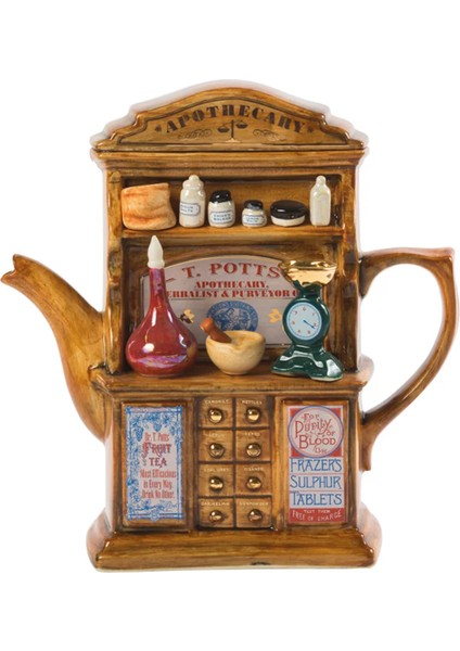 Apothecary Büyük Seramik Teapot