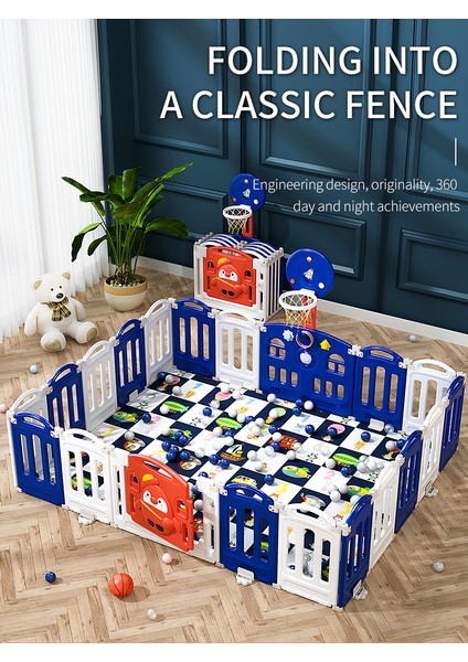 "renkli Penguen Kapılı Oyun Alanı – Güvenli ve Eğlenceli Bir Dünya!" (Kolay Kurulum ,katlanabilir)