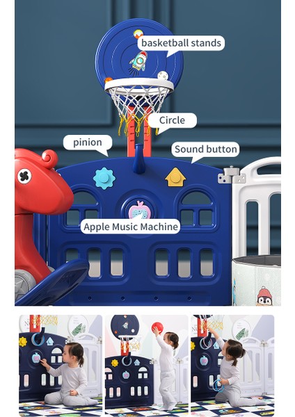 "renkli Penguen Kapılı Oyun Alanı – Güvenli ve Eğlenceli Bir Dünya!" (Kolay Kurulum ,katlanabilir)