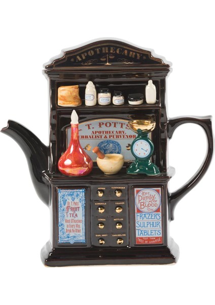 Apothecary Büyük Seramik Teapot