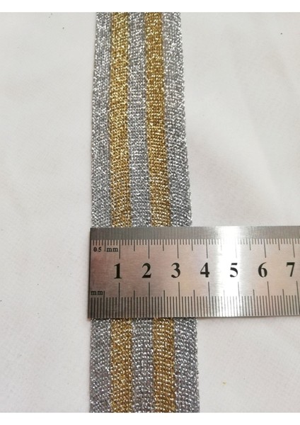 Gümüş Gold Simli Zırh Şerit modelleri