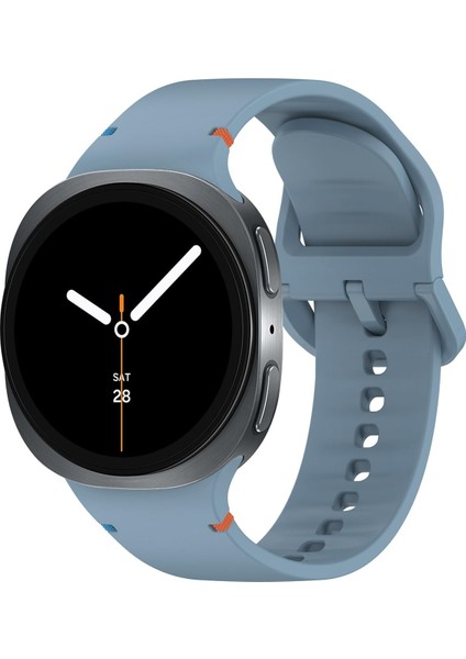 Galaxy Watch 8 / Classic / 2025 Serisi 40 mm / 44 mm / 46 mm Uyumlu Su Geçirmez Yumuşak Silikon Spor Kayış (20 mm)