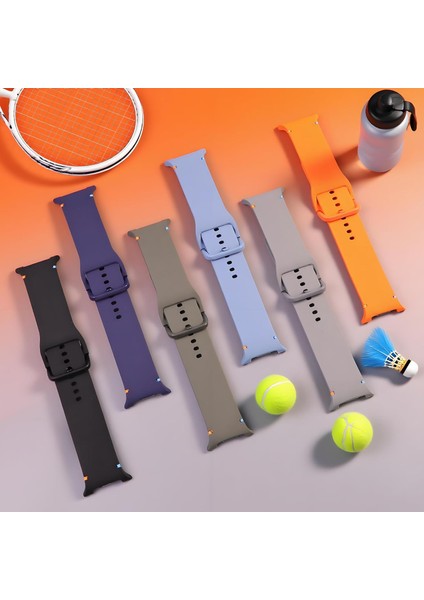 Galaxy Watch 8 / Classic / 2025 Serisi 40 mm / 44 mm / 46 mm Uyumlu Su Geçirmez Yumuşak Silikon Spor Kayış (20 mm) fırsatları