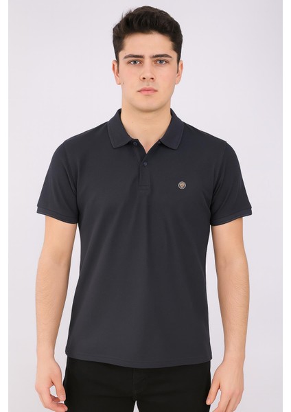 Gewer Slim Fit Erkek Kısa Kol Polo Yaka Tshirt - 7350