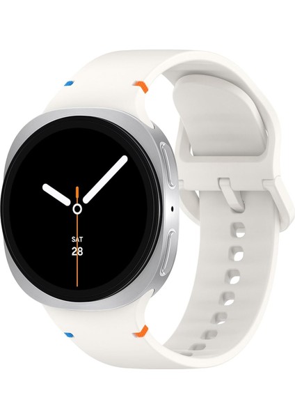 Galaxy Watch 8 / Classic / 2025 Serisi 40 mm / 44 mm / 46 mm Uyumlu Su Geçirmez Yumuşak Silikon Spor Kayış (20 mm)
