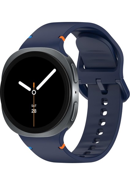 Galaxy Watch 8 / Classic / 2025 Serisi 40 mm / 44 mm / 46 mm Uyumlu Su Geçirmez Yumuşak Silikon Spor Kayış (20 mm)