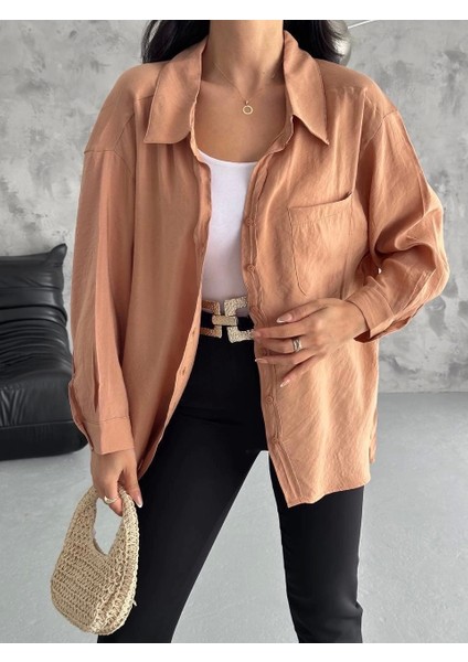 Modal Oversize Cepli Gömlek indirimleri