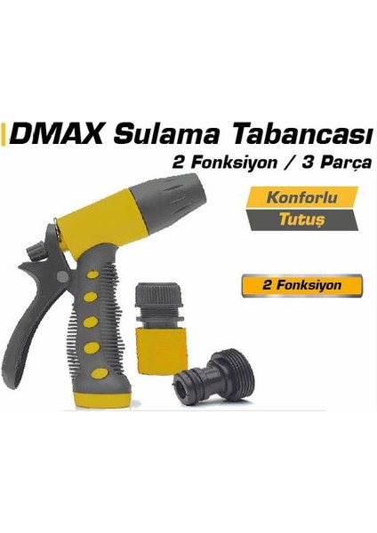 DMX4267 Sulama Tabancası 2 Fonksıyonlu 3 Parça