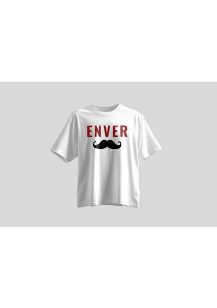 Tolga Turan Özel Ittihat Serisi Pamuklu Baskılı Beyaz Siyah T-Shirt Modelleri