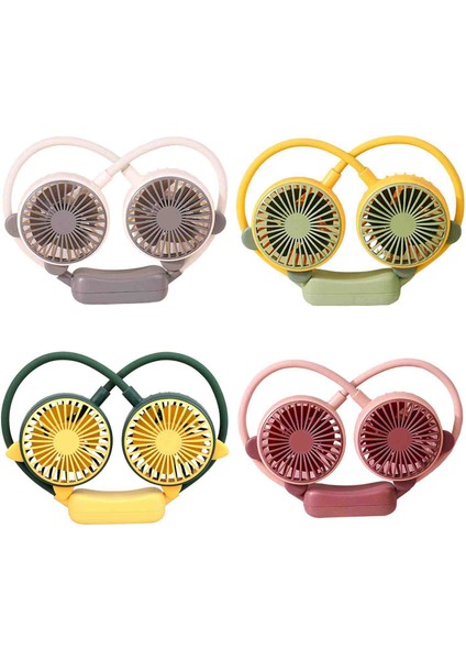 Şarjlı Boyun Tipi Mini Vantilatör 2 Kademeli Taşınabilir Sessiz Fan Usb'li Kişisel Klima Serinletici indirimleri