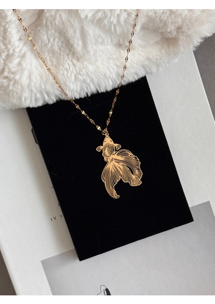 Beta Balık Çelik Şans Kolye modelleri