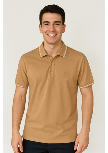 Zamur Men Slim Fit Erkek Kısa Kol Polo Yaka Tshirt - 7354