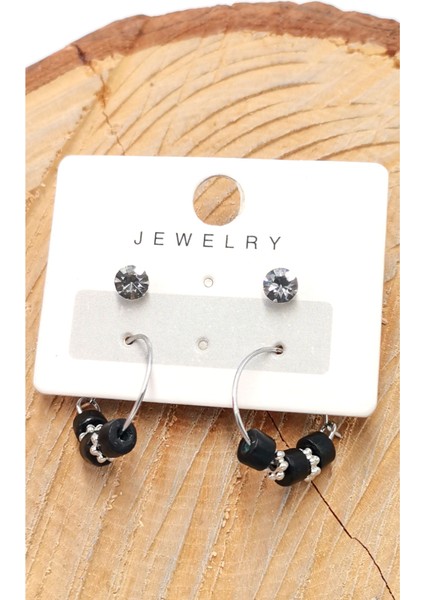 Renkli Figürlü Lüks Küpe