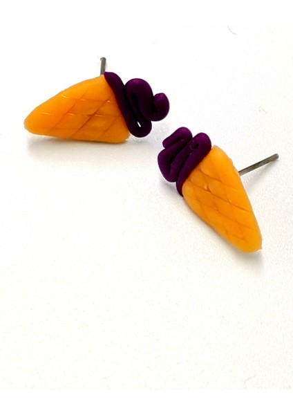 Renkli Figürlü Lüks Küpe