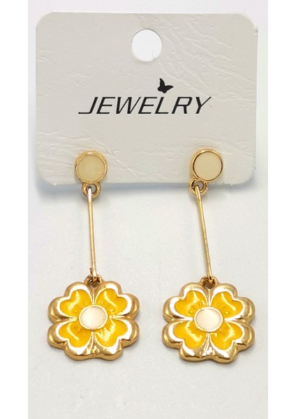 Renkli Figürlü Lüks Küpe