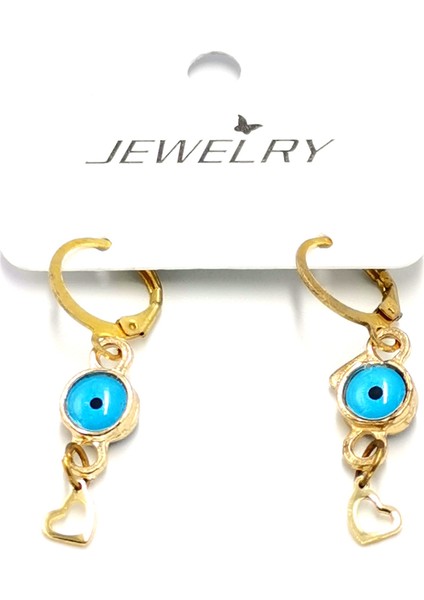 Renkli Figürlü Inci Küpe