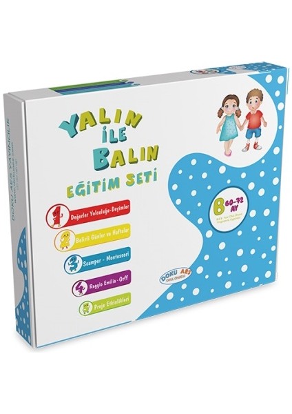 Okul Öncesi Yalın ile Balın Eğitim Seti 60 - 72 Ay