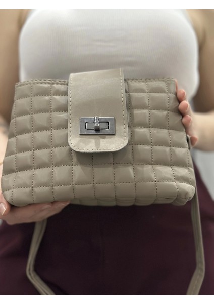 Kapaklı Kapitone Vizon Cilt Çanta indirimleri