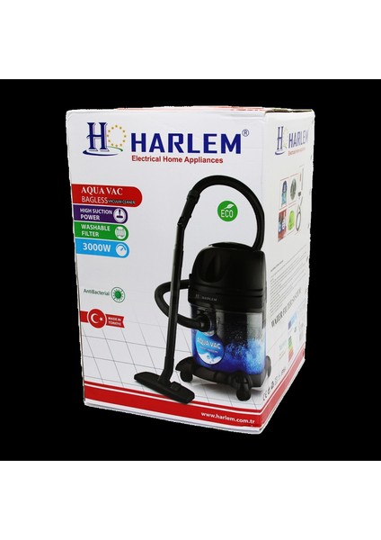 Harlem HSV-1910-1710 Islak Kuru Vakumlu Süpürge 2200W (4887)