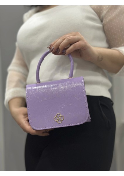 Lila Cilt Krash Çanta