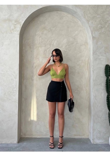 Kuş Gözü Şort Etek S25819 fırsatları