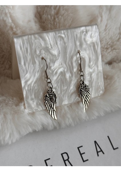 Vintage Gül Kanat Küpe, Retro Küpe fiyatları