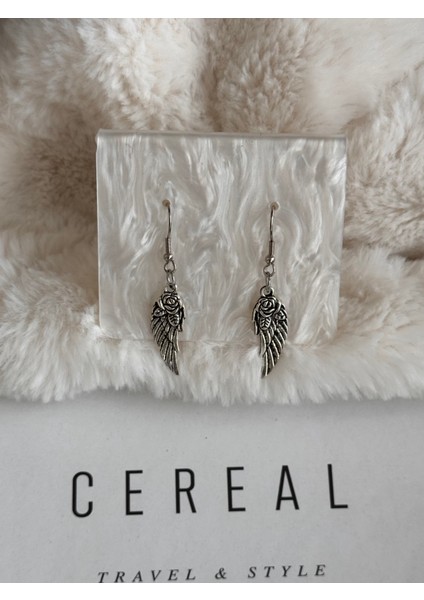 Vintage Gül Kanat Küpe, Retro Küpe fırsatları