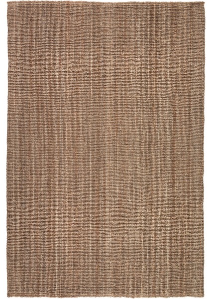 Lohals Jüt Halı 160 x 230 cm Natürel Dayanıklı Düz Dokuma