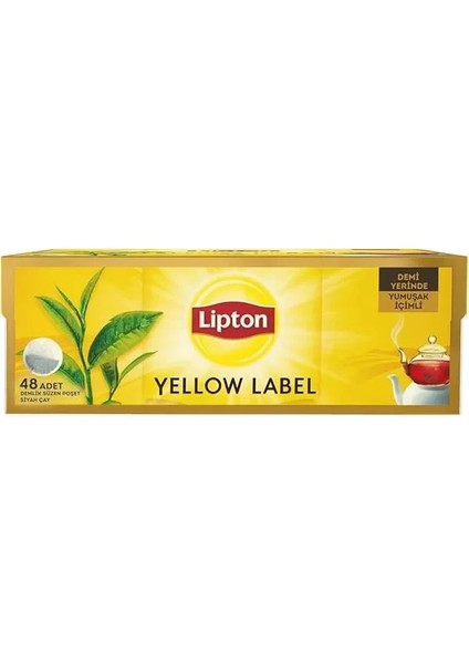 Yellow Label Demlik Poşet Çay 48'li Paket