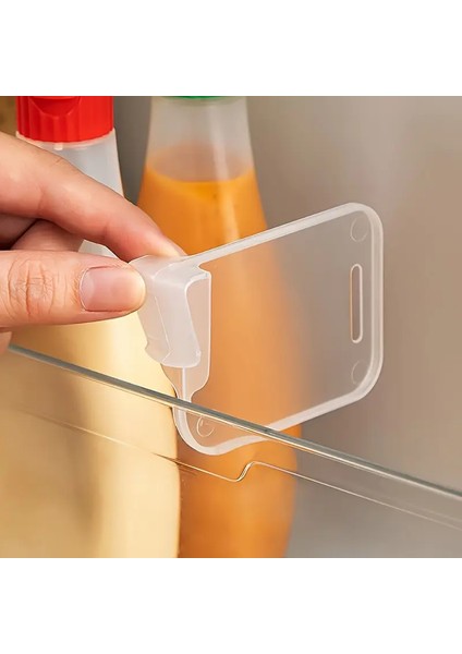 10'lu Şeffaf Plastik Buzdolabı Kapak Içi Ayırıcı Seti | Raf Düzenleyici Organizer | Mutfak Dolap Içi Aksesuar fiyatları