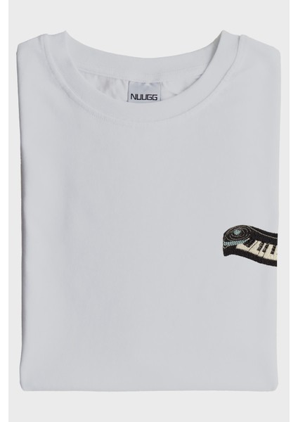 Piyano Tuşları Nakışlı Müzik T-Shirt (S)