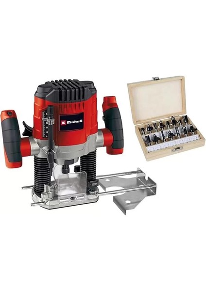 Dik Freze Tc-Ro 1155 Kit (1100 Watt, Ø 6 ve 8 Mm, Hız Ayarı, Rip Çit, Ekstraksiyon Adaptörü