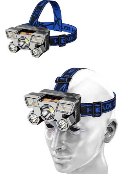 Kafa Lambası 800 Lümen 4 Mod Yüksek Işık Flaşörlü Şarjlı LED Lamba fiyatları