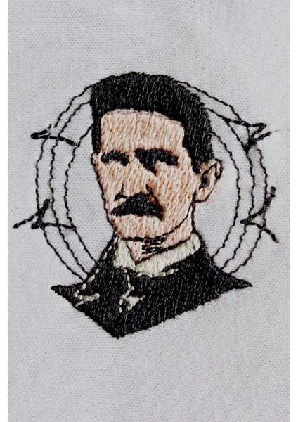Nikola Tesla Desenli Nakışlı Tişört (Xl) fırsatları