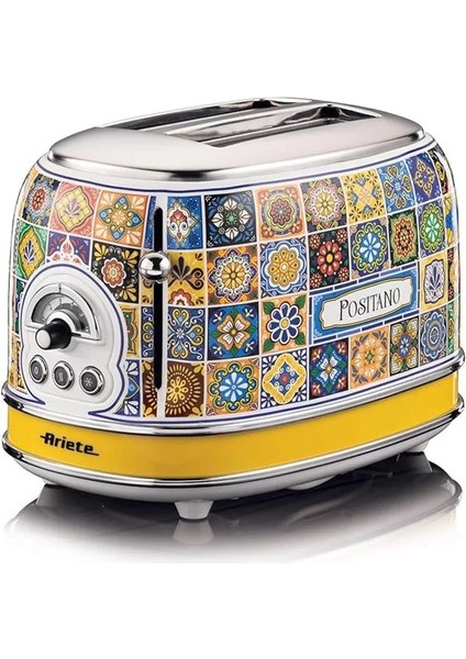 Positano Ekmek Kızartma Makinesi 2 Dilim 01551P - 810 Watt, Metal Gövde, 2 Dilim Kapasite