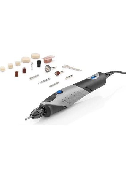 2050 Stylo+ Çok Amaçlı Alet 9 W Set (15 Aksesuar, Değişken Devir Ayarı 22.000 Devir/dakikaya