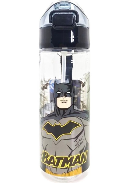 Erkek Çocuk Batman Pipetli Okul Matarası 500 ml