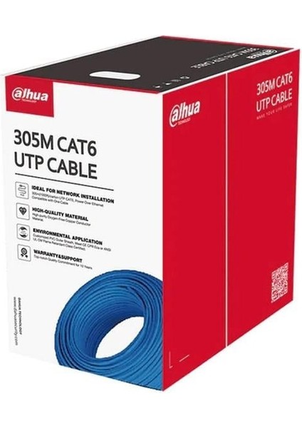 23AWG Mavi 305M Cca Cat6 PFM922I-6UN-C fiyatları