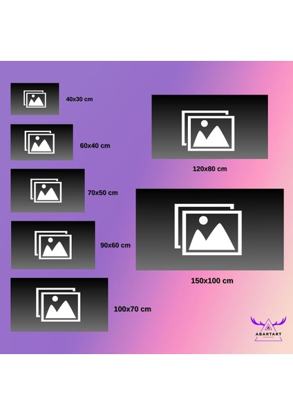 Tekli Yatay Kanvas Yağlı Boya Görünümlü Ahşap Ev ve Kayıklar modelleri