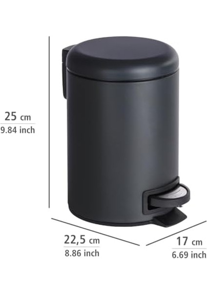 Genfer Şık Çöp Kutusu, Pedallı Çöp Kutusu, Paslanmaz Çelik fiyatları