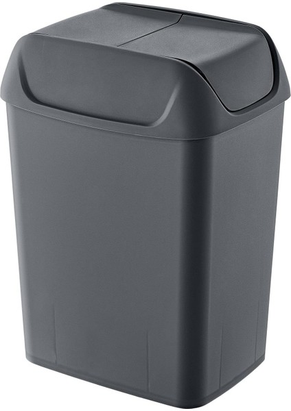 Svingi Çöp Kutusu 5 Lt Antrasit - Antrasit, Çok Amaçlı Çöp Kutusu, Büyük Boy Çöp Kutusu