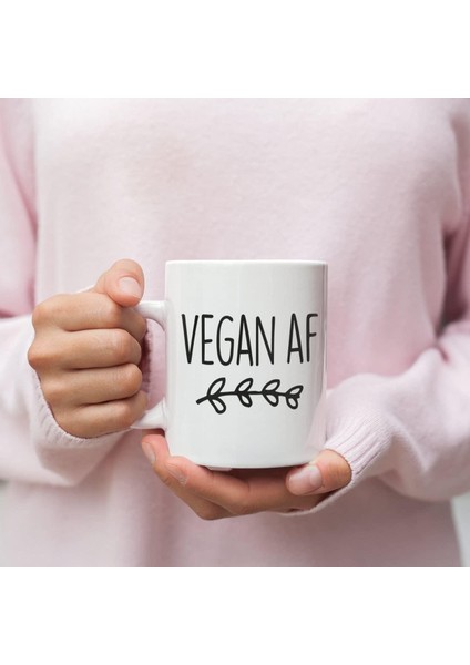 Dore Vegan Kupası, Veganlar Için Kupa,ingilizce Hayvan Hakları Koruyucusu Için Kupa Bardak