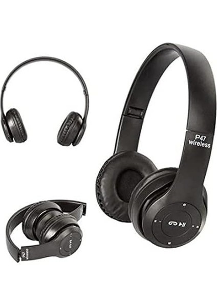 Kablosuz Katlanabilir Kulak Üstü Siyah Solo Kulaklık Wireless modelleri