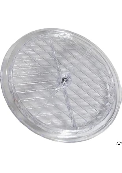 Havalandırma Cam Menfezi Şeffaf Çap 18 cm