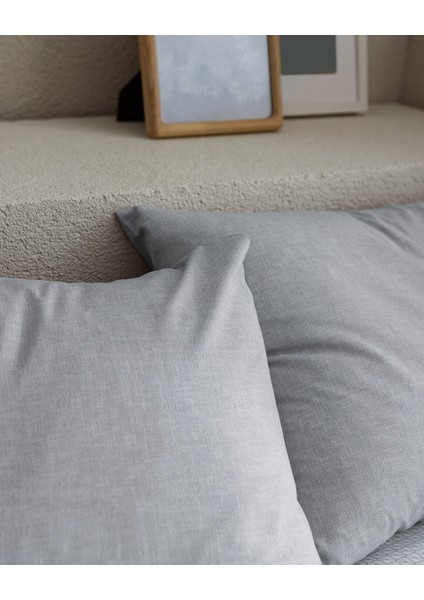 Delrico Tek Kişilik Pamuklu Çarşaf Takımı - Gri fiyatları